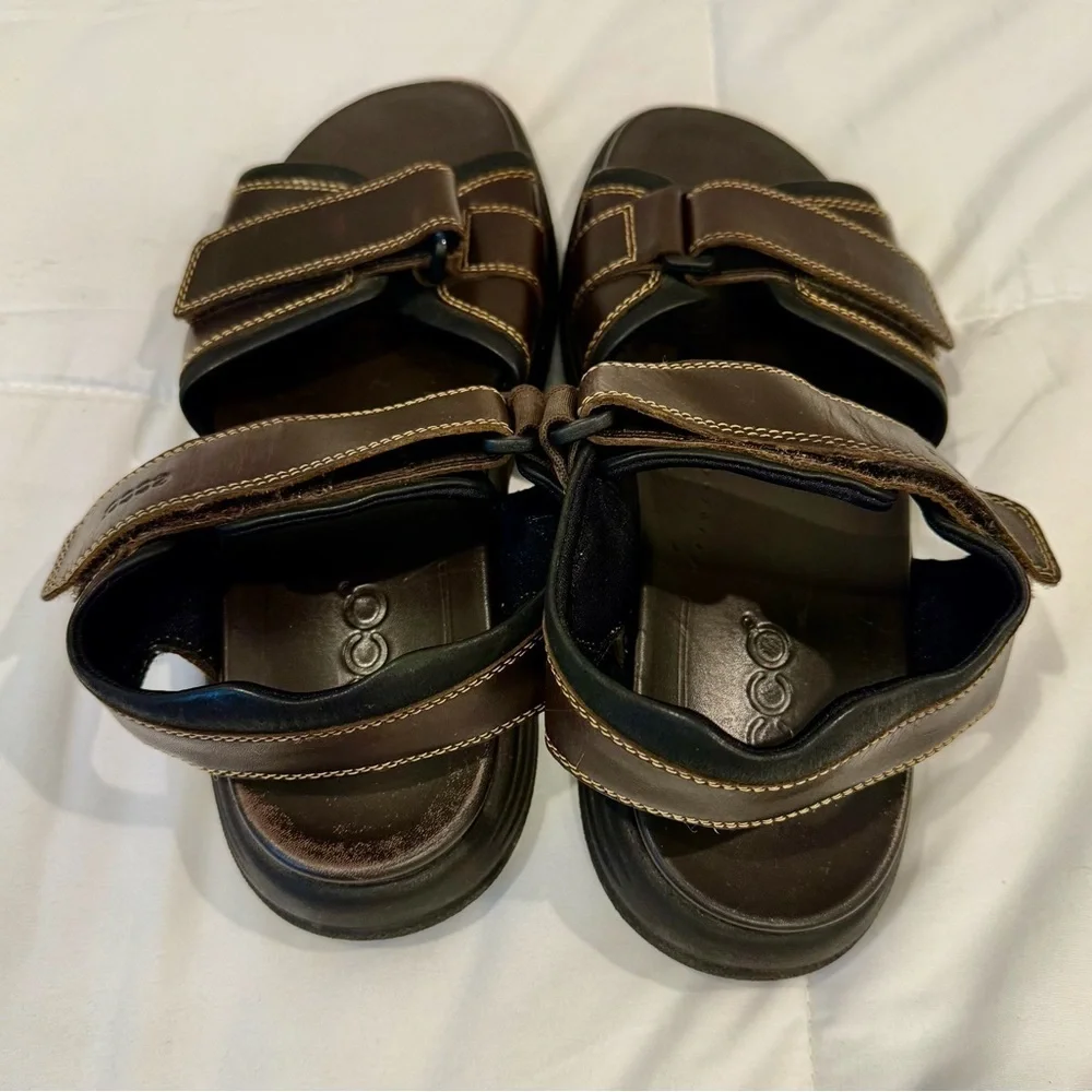 **ECCO Terra 7 Sandals – Men’s 7 / Women’s 9– EU 40 – Coffee Brown**